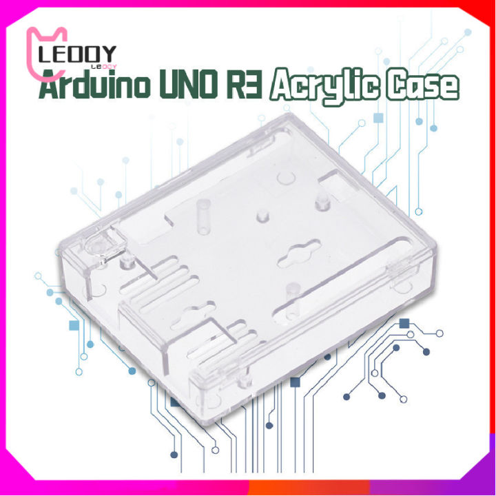 1 Set Arduino UNO R3 Case Clear Gloss Acrylic Computer Box Compatible ...