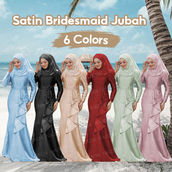 princess polly baby blue dress READY STOCK MALAYSIA Muslimah Premium Aleesa Dress Satin Abaya Jubah Robe  Dubai Turkey Hijab Robe Kaftan Arab Muslim Satin Puff Long Sleeve LONG DRESS