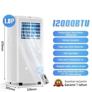 ArcticBreeze Household Mobile Air Conditioner Negative Ion All-In-One Machine Mobile Small Air Conditioner Portable AC Unit Cooler Fan