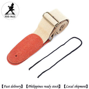 Cotton durable acoustic guitar strap electric classical guitar shoulder strap guitar accessories