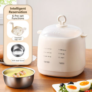 6 Mode Egg Boiler Egg Steamer Half Boiled Egg Maker Telur Separuh Masak Maker 煮蛋器 Egg Timer蒸蛋器 Breakfast Machine 早餐机