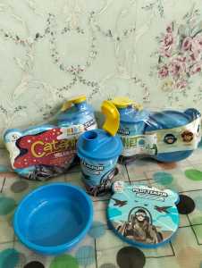 LUNCH BOX CATANIA SET/KOTAK MAKAN DAN BOTOL/TEMPAT MAKAN BOTOL SET/KOTAK BEKAL KOTAK MAKAN ANAK ANAK