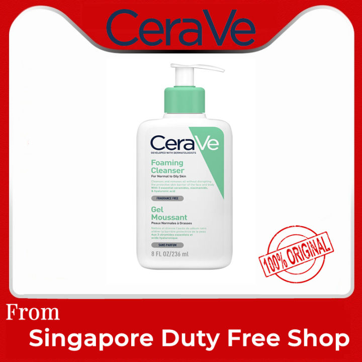 Cerave Foaming Cleanser For Normal To Oily Skin 236ml Oil Control Value