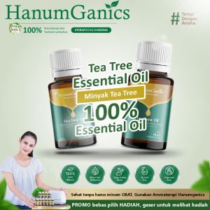 HANUMGANICS - Tea Tree Essential oil minyak tea tree australia aromaterapi Aromatheraphy  aromatherapi aromateraphi diffuser difuser essensial minyak atsiti humidifier air purifier pure 100% murni therapeutic grade