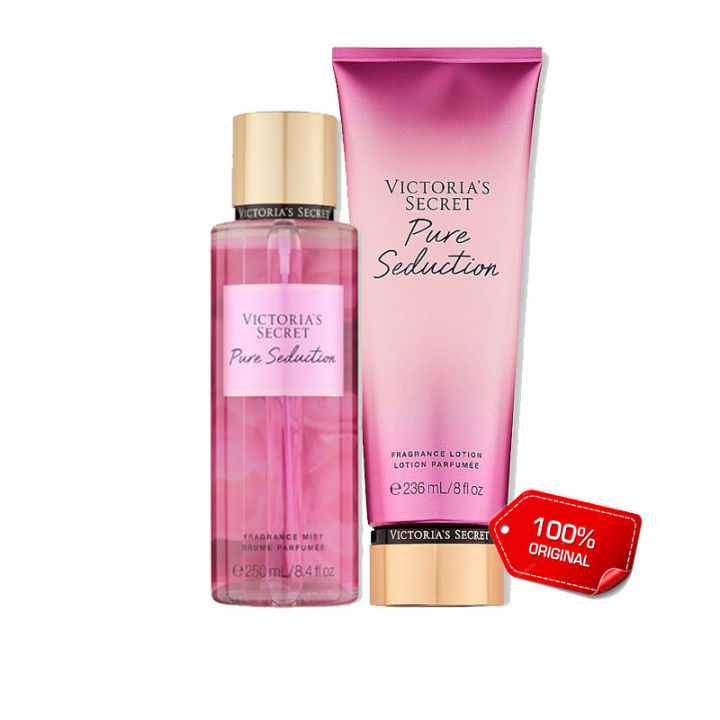 Original VS PURE SEDUCTION Fragrance Set Mist 250mL Lotion