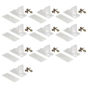 10 Pack/set Metal Roof Snow Guards Designed with Neoprene Seal Gasket and High Grade Screws Protect Against Sliding Snow