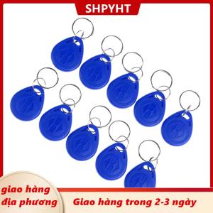 [COD] SHPYHT Giao hàng địa phương 10 chiếc móc khóa tk4100 thẻ ID tiệm cận RFID 125Khz thẻ chìa khóa fobs NFC
