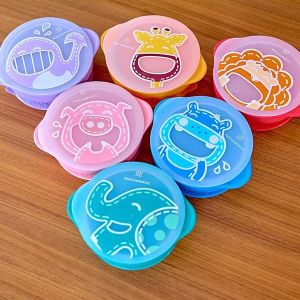 MARCUS & MARCUS Self Feeding Suction Bowl with Lid - For 12MONTHS babies and above