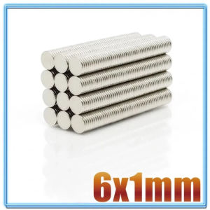 Round Thin 6X1mm Magnet 20/100/500/2000/5000pcs 6*1mm Small Accessory for Craft Diy Office Refrigerator Whiteboard Fridge