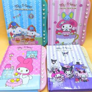 Christmas Gift Halloween 2Pcs Hot Miniso Kawaii 60 Photos Password Notebook Hello Kitty Cartoon Cute Student Hand Ledger Fashion Stationery New Style kit