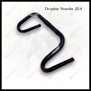 Paket stang dropbar fixie roadbike stang sepeda balap dropbar 25.4 non os fixie gravel mtb minivelo