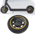 VJDA 10 Inch Electric Scooter Front Wheel Rubber 60/70-6.5 Replacement Front Wheel Durable Heavy Duty Scooter Front Wheel for Ninebot Max G30 Replacement Parts. 