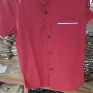 Baju Anak anak Kemeja Anak laki laki bahan katun Oxford model gradasi warna polos lengan Pendek termurah berkualitas