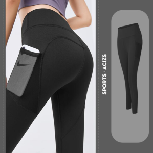 HOLA 2022 Sports Fitness Pants Hip-lifting High-waisted Abdomen Stretch Tights Womens Yoga Pants