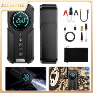 JOCESTYLE High-Performance Wireless Air Inflator 150PSI 4 in 1 Portable Pump for Vehicles and Sports Gear with USB Rechargeable
