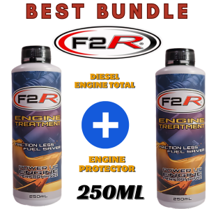 F2R Engine Treatment (2 Bottles 250ml) for Gasoline or Diesel Engine