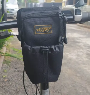 Tas Sepeda Lipat 2in1 selempang tas stang tas sepeda