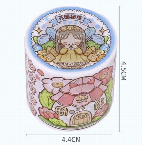 Cuộn hình dán họa tiết Telado dễ thương Băng washi Tirado siêu cute Chiết chu kỳ washitape cô bé DoDoJam xinh xắn