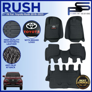 TOYOTA RUSH G E 2018 2019 2020 2021 2022 2023 2024 2025 5D DEEP DISH MATTING - 100 % High Quality Premium Floor Mattings / Floor Liners / 5D Deep Dish Matting ! Car Accessories Accessory / High Quality Car Accessories / Plumbline Solution