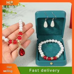 HB Vintage Fashion Pearl Jewelry Set For Women Necklace Earrings Bracelet Set Wedding Party Jewelry Gift Pendientes