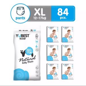 แพมเพิส YUBEST Baby ผ้าอ้อมเด็กผ้าอ้อมแบบกางเกง L XL XXL XXXLใส่สบาย ไม่อับชื้น ซึมซับได้ดี อ่อนโยนต่อผิวเด็ก