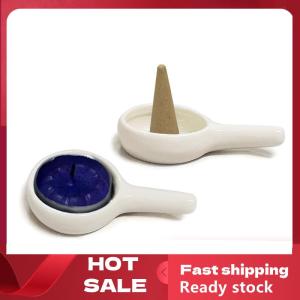 🚚【Local Express Delivery】🚚 Ceramic Candle Holder Wax Melt Oil Burner Diffuser Fragrance Tray Aromatherapy Furnace Candlestick Home Decoration