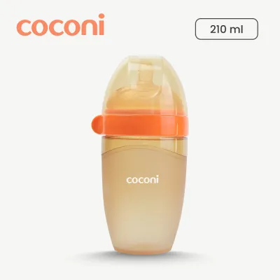 COCONI Ultra Wide Neck Baby Silicone Bottle 150ml 210ml | Botol Dot Susu Bayi Anak Silicone Food Grade BPA FREE