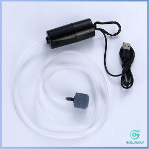 Yolanda อุปกรณ์ตู้ปลา USB เครื่องออกซิเจนขนาดเล็ก คอมเพรสเซอร์อากาศ  แบบพกพา  Fish tank accessories