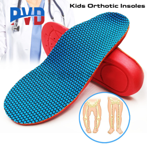 PVD 1Pair Kids Orthotics Insoles Correction Arch Support Flat Foot Insole Shoes Insert Plantar Fasciitis Flatfoot