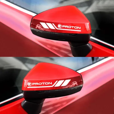 2pcs Car Side Mirror Sticker for Proton X50 X70 Saga Exora Iriz Persona and other models