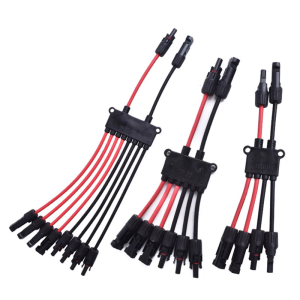 Strong Solar Panel Y Splitters Connector Featuring Corrosion Resistance & Quick Setups Splitters Cable for Outdoor Use