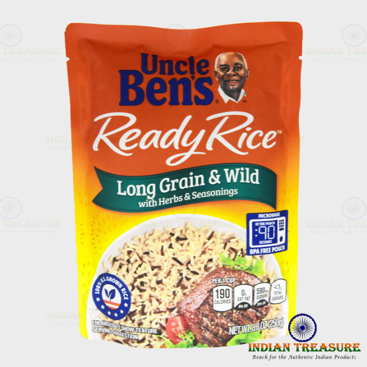 Uncle Ben's Ready Rice Long Grain & Wild with Herbs & Seasonings