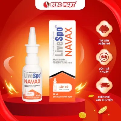 Bình Rửa Mũi Bình Xịt Vệ Sinh Tai Mũi Họng LiveSpo Navax 30ml Giảm Nguy Cơ Viêm Tai Mũi Họng Cho Bé - Bibo Mart