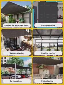 Anti-UV Sun Shade Net Outdoor Awnings Sun Shelter Sunscreen Garden Net Shade Sail Sun Car Cover Outdoo 遮阳网/遮阳棚