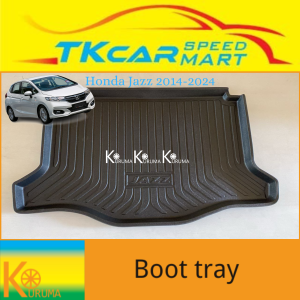 [READY STOCK] HONDA FIT JAZZ ALL NEW 2014-2023 3 RD GEN [ NORMAL SPECS ONLY] ( KURUMA ) RUBBER TPO SOFT HIGH QUALITY BOOT TRAY