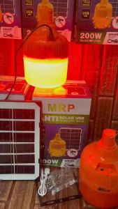 หลอดไฟตุ้ม พลังงานแสงอาทิตย์  MJ100 200WและJ300 450W