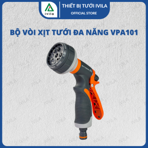 Vòi tưới cây đa năng VPA101 vòi phun nước tưới cây vòi xịt nước đa năng 8 chế độ làm từ nhựa cao cấp tiện dụng rửa xe tưới cây xịt rửa sân vườn vòi tưới cây tăng áp cầm tay