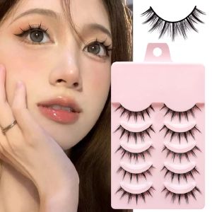 Natural Air Lashes 5 Pairs - Daily Student Cosplay Lash Extension Style
