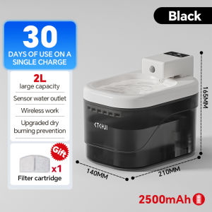 【COD】Wireless Smart Pet Water Dispenser Automatic Circulating Filter SmartPet Drinking Fountain Mute Pump
