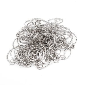 200pcs Bulk Keychain Set Split Keychain with Chain Metal Split Keychain Anti-Rust Keyring for DIY Cute Car Key Pendant