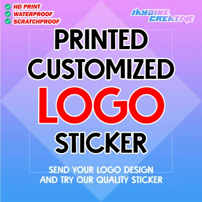 Logo Custom Waterproof Sticker Indoor Outdoor Vinyl Sticker Waterproof Non-Faded