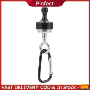 Professional Magnetic Carabiner Keychain D Type Snap Clip for Climbing Camping and Outdoor Use