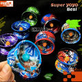 Mainan Yoyo Besi Motif Keren Avenger Naga Api. 