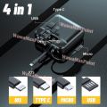PowerBank 20000 mAh Mini Dengan 4 Kabel Fast Charging 20000mah Kapasitas besar powerbank Fast Charge Power Bank. 