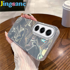 Jingsanc Cho Tecno Camon 40 Pro 4G vỏ điện thoại Sang Trọng Laser Ốp cứng Bảo Vệ Máy Ảnh vỏ lưng chống sốc Phụ Kiện A57-1