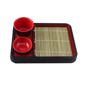 Cold Noodles Plate with Drain Mat Melamine Plate Serving Platters for Dorm Kitchen Family Gatherings Enduring