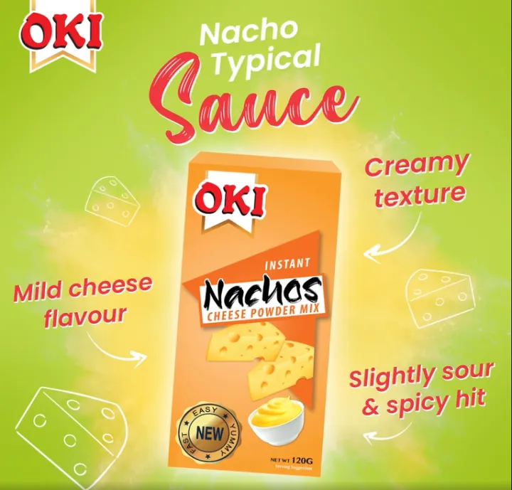 Oki Powder OKI Salted Egg/ Nachos Cheese/ Kimchi Seasoning Powder (Serbuk Perencah ...