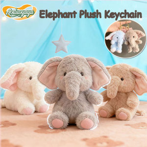 Aoduoyaya Elephant Plush Toy Cute Elephant Keychain Backpacks Pendant Soft Plush Animal Toy Elephant Plushie