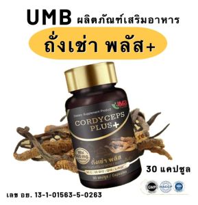 ของแท้100% พร้อมส่ง UMB ถั่งเช่า พลัส 1 กระปุก 30 แคปซูล