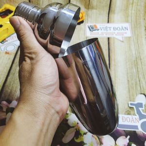 Bình lắc Shaker INOX pha chế Cocktail cà phê trà sữa nước trái cây. Dụng cụ định lượng 500ml 700ml. Dùng cho Nhà Hàng Bar quán nước CHUYÊN NGHIỆP